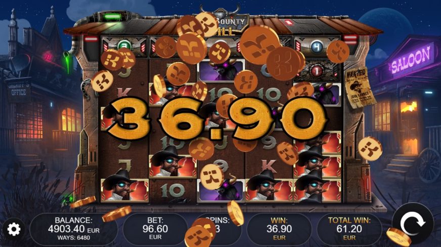 Big Bounty Bill slot screen 4