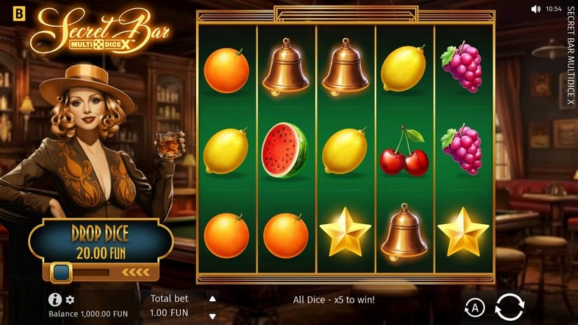 Secret Bar Multi Dice X slot screen 1