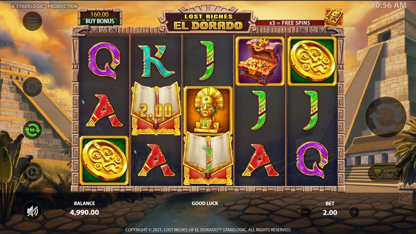 Lost Riches of El Dorado slot screen 2