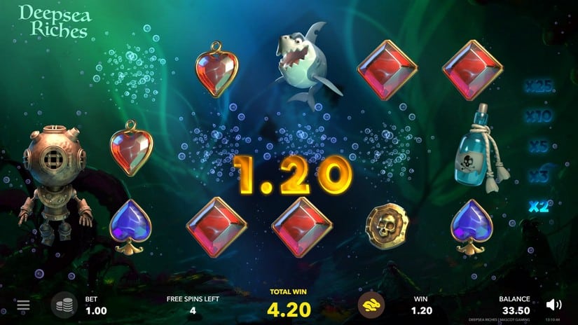 Deepsea Riches slot screen 4