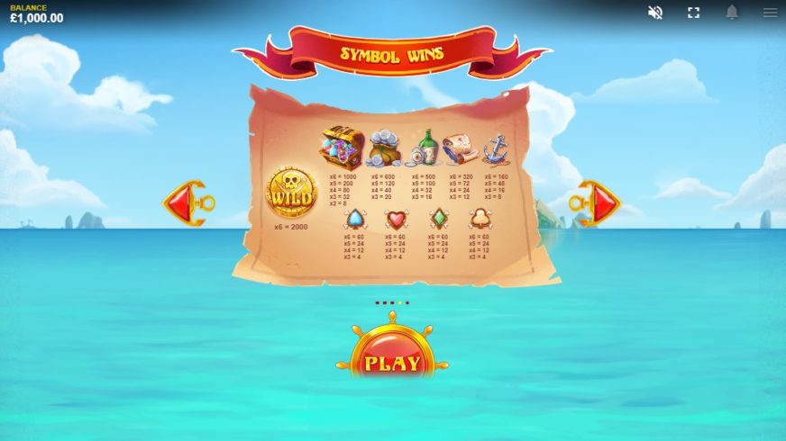 Piggy Pirates slot screen 2