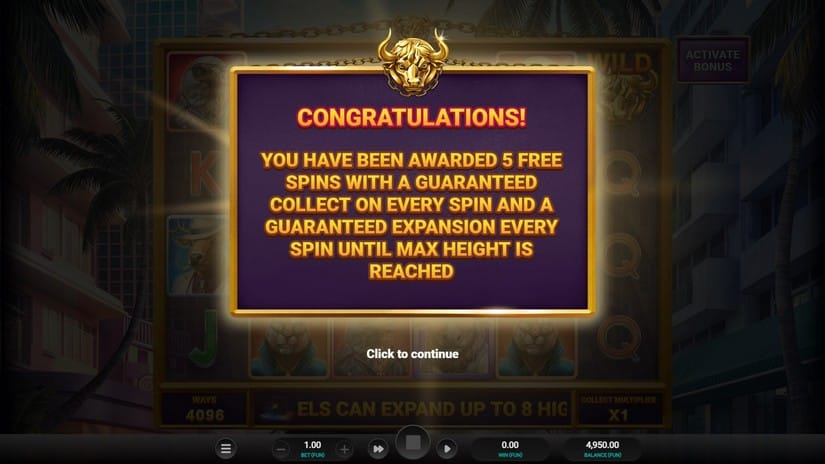 Buffalo Blow slot screen 3