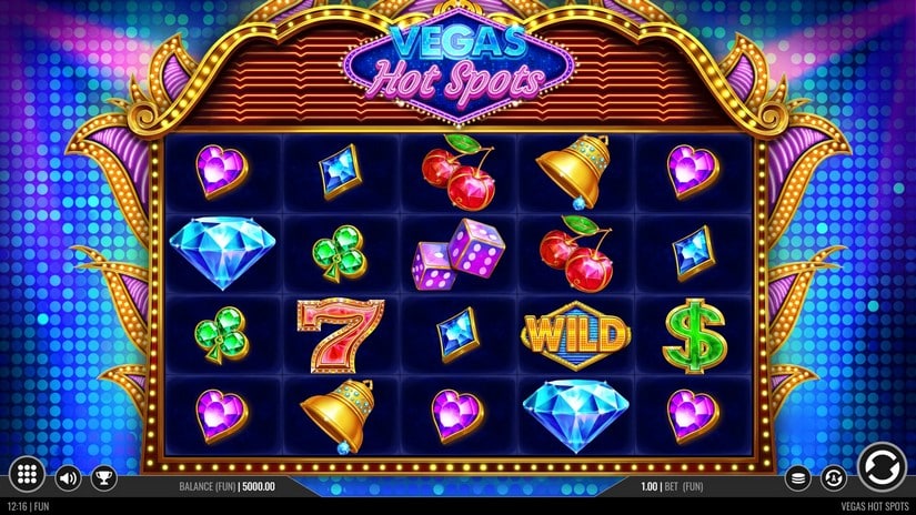 Vegas Hot Spots slot screen 1