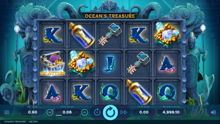 Ocean’s Treasure slot screen 1