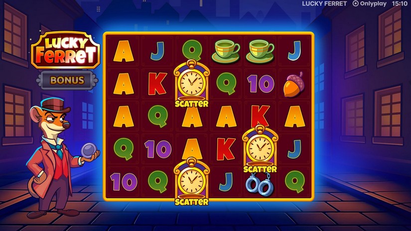 Lucky Ferret slot screen 2