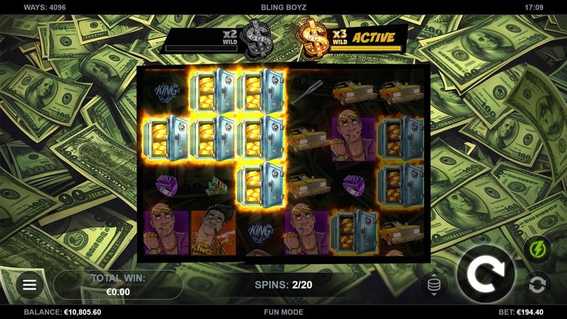 Bling Boyz slot screen 3