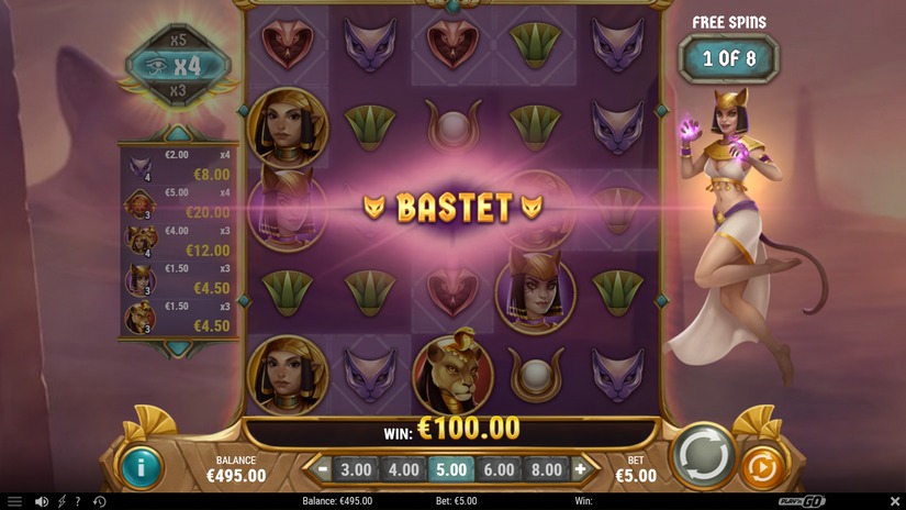 Sisters of the Sun slot screen 8