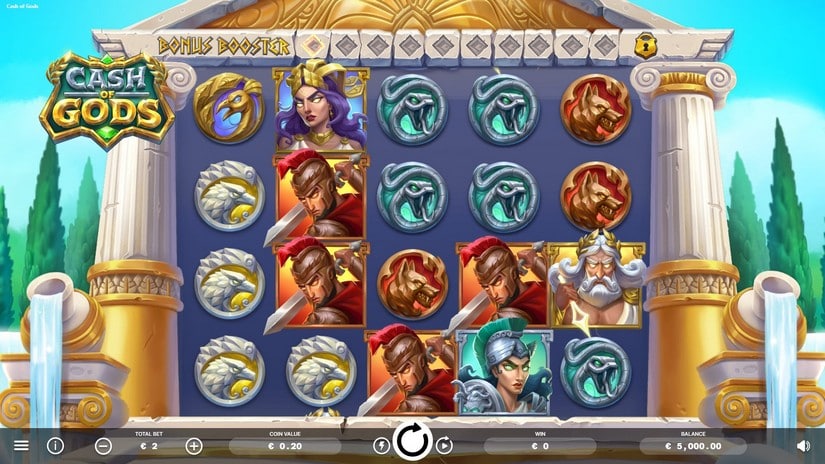 Cash of Gods slot screen 1