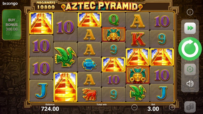 Aztec Pyramid Megaways slot screen 3