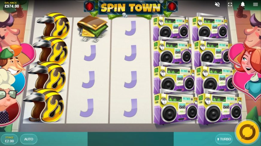 Spin Town slot screen 2