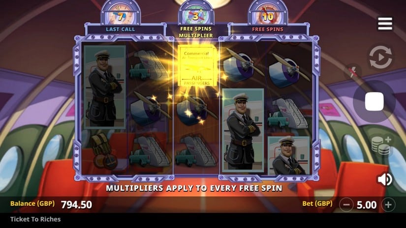 Ticket to Riches slot screen 4