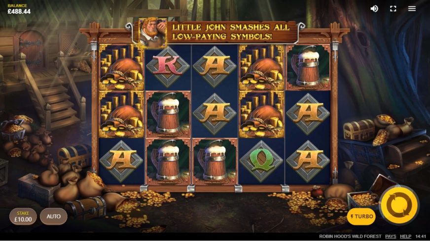 Robin Hood’s Wild Forest slot screen 1
