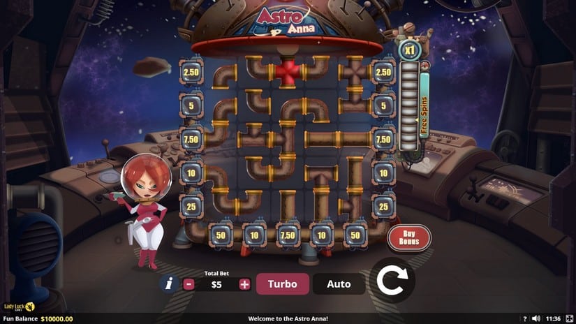 Astro Anna slot screen 1