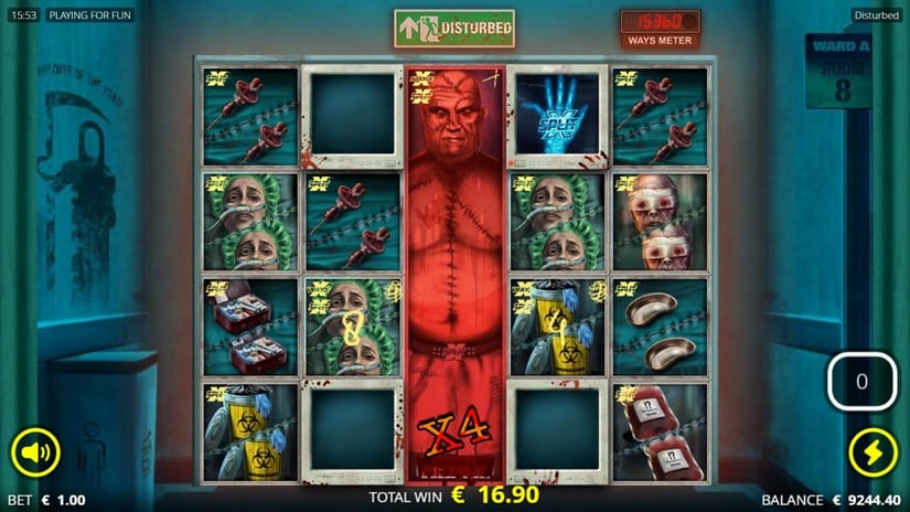 Disturbed slot screen 6