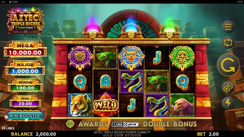 Aztec Triple Riches Power Combo slot screen 1