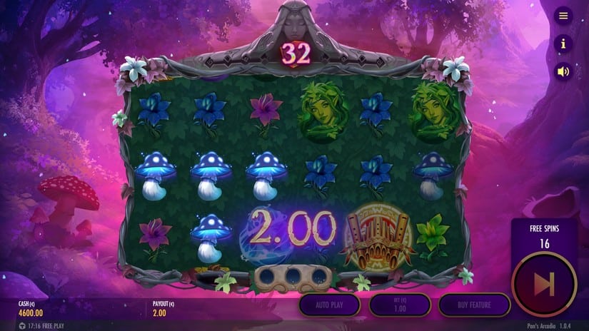 Pan’s Arcadia slot screen 5