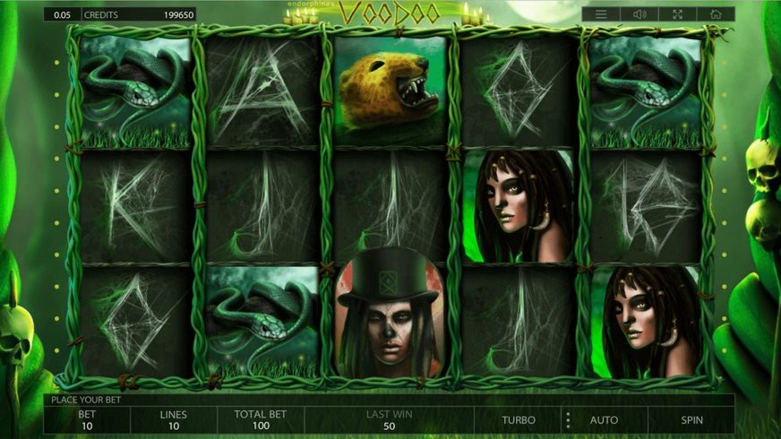 Voodoo slot screen 1