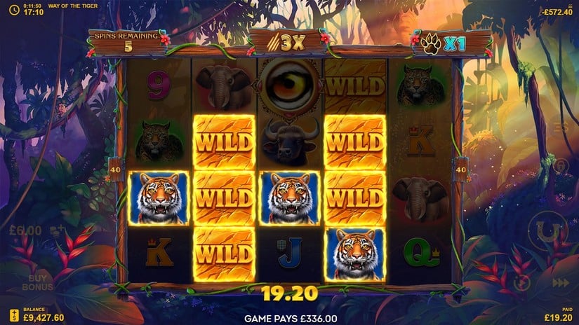 Way Of The Tiger slot screen 6