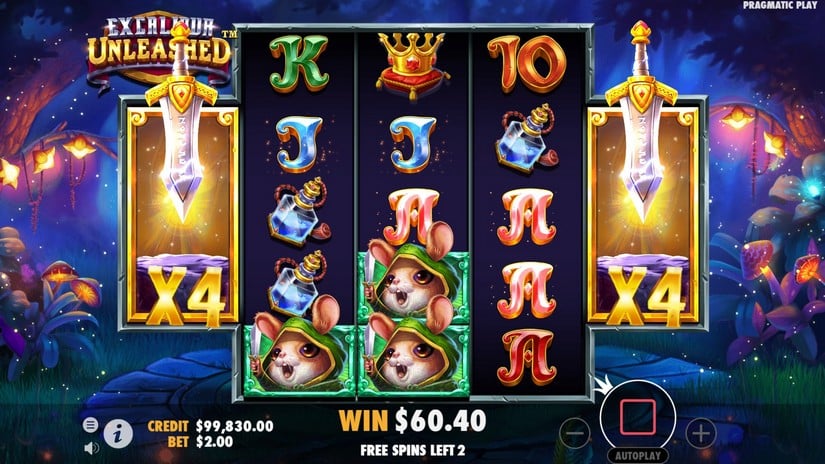 Excalibur Unleashed slot screen 7