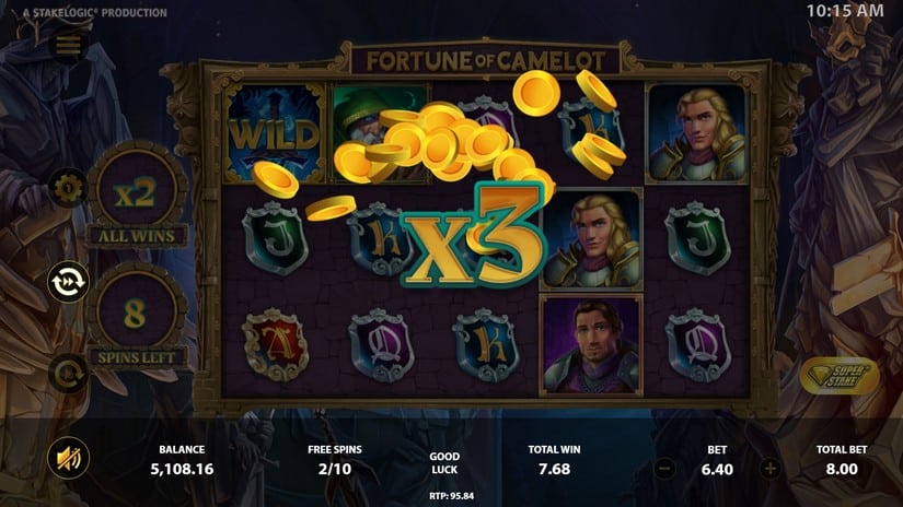 Fortune Of Camelot slot screen 5