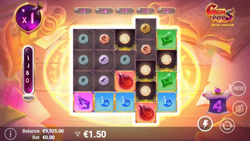 GemPops slot screen 3