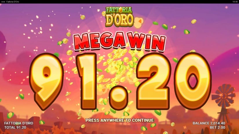 Fattoria D’Oro slot screen 7