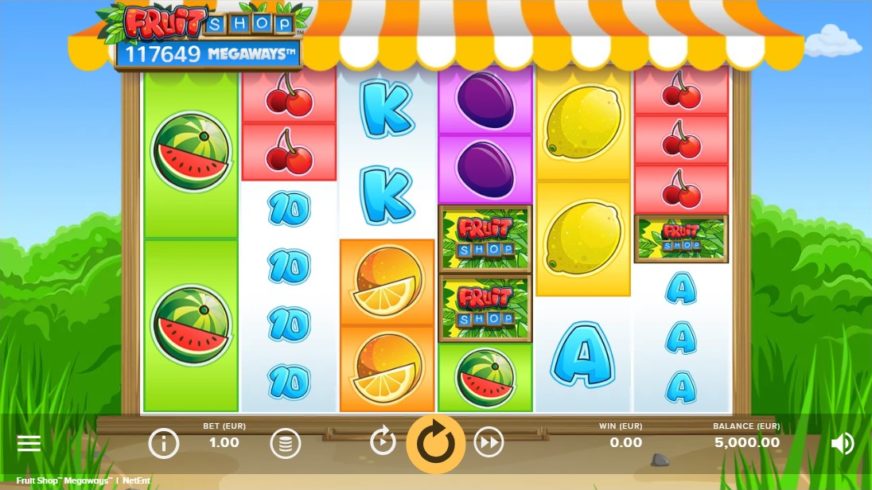 Fruit Shop MegaWays slot screen 1