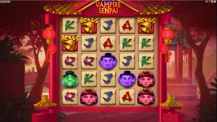 Vampire Senpai slot screen 4