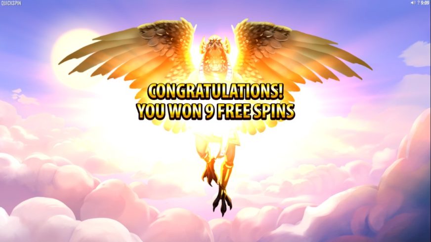 Golden Glyph slot screen 3