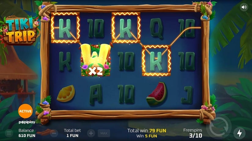Tiki Trip slot screen 5