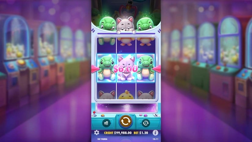 Plushie Wins slot screen 2