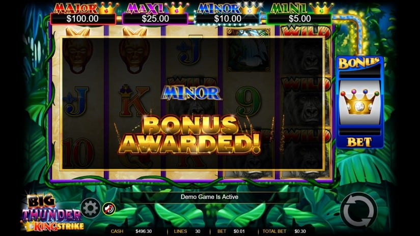 Big Thunder slot screen 3