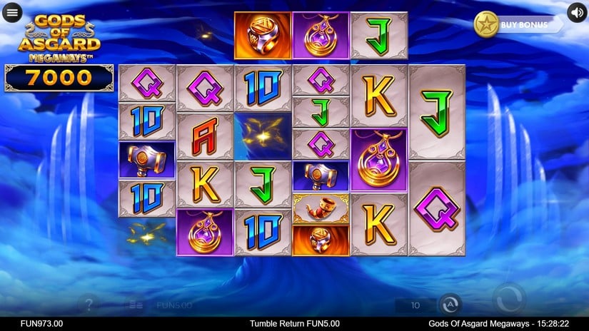 Gods of Asgard Megaways slot screen 2