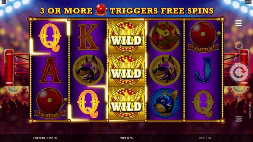 Numero Uno slot screen 2