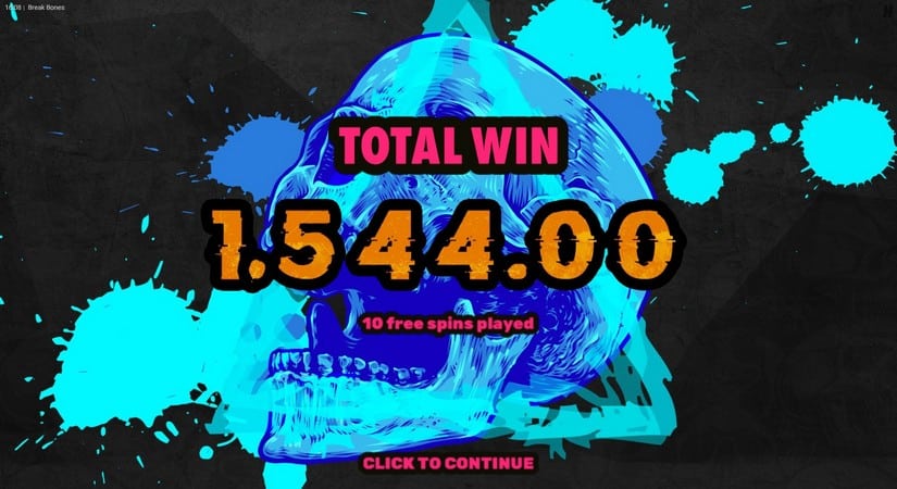 Break Bones slot screen 8