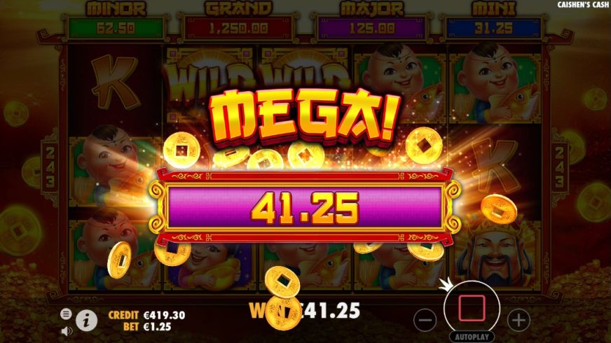 Caishen’s Cash slot screen 3