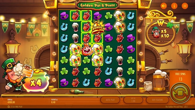 The Golden Pot & Pints slot screen 3