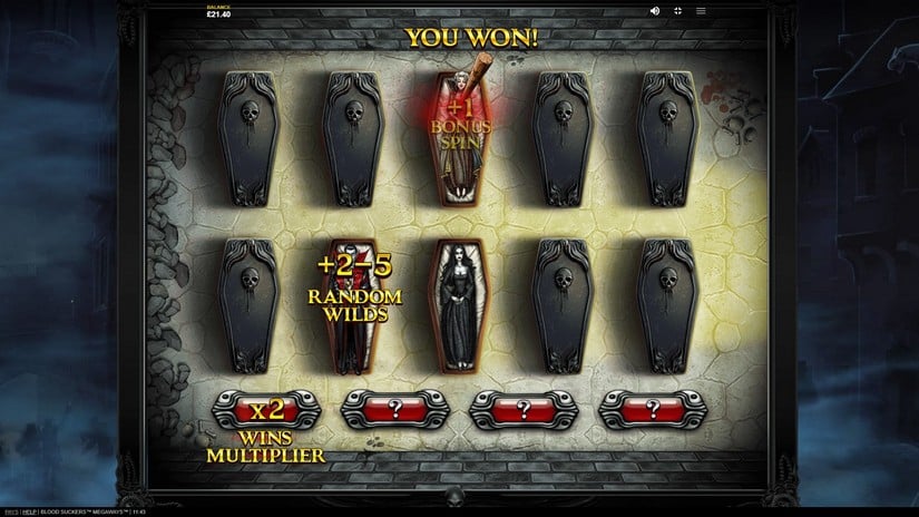 Blood Suckers Megaways slot screen 5