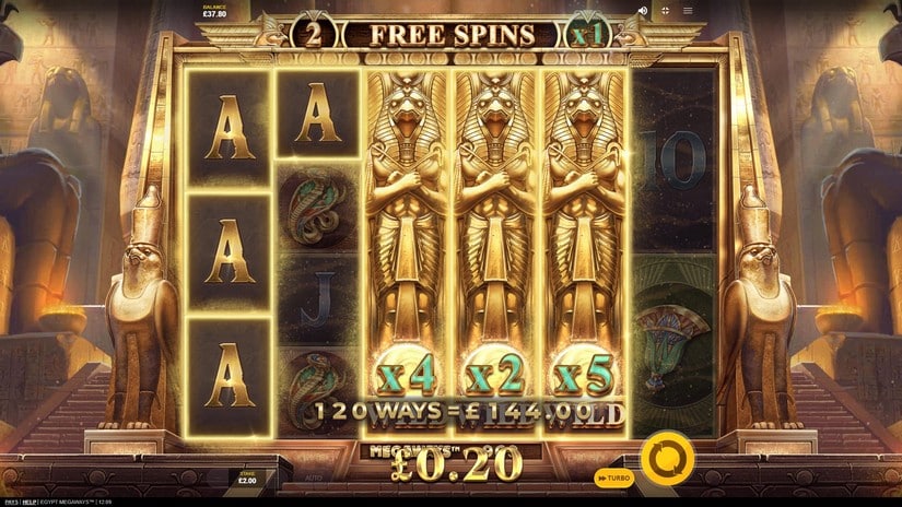 Egypt Megaways slot screen 5