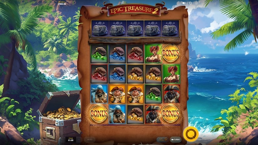 Epic Treasure 2 slot screen 2
