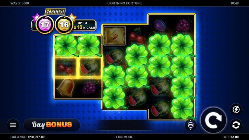 Lightning Fortune slot screen 2