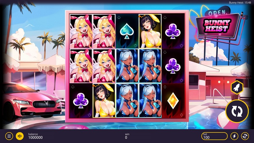 Bunny Heist slot screen 1