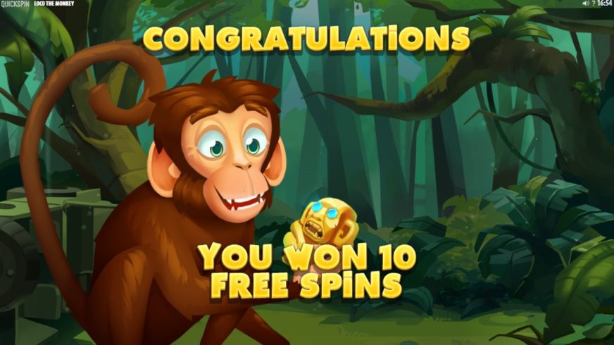 Loco the Monkey slot screen 3