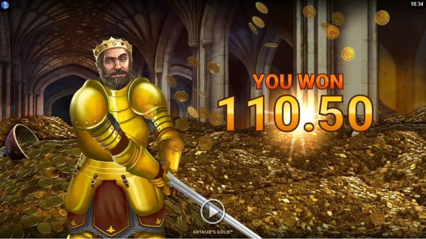 Arthur`s Gold slot screen 6