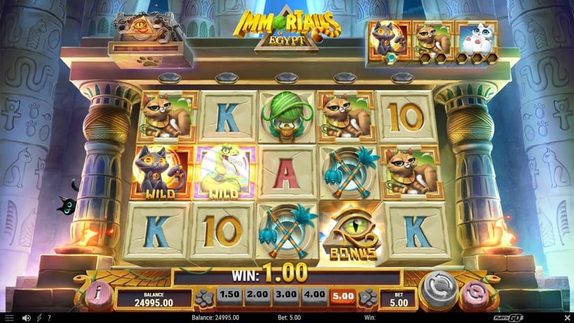 ImmorTails of Egypt slot screen 2