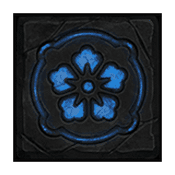 Blue special stone blocks