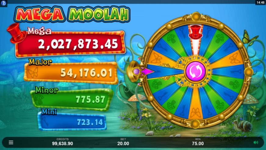 Absolootly Mad: Mega Moolah slot screen 3