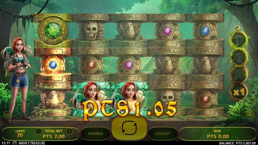 Maya’s Treasure slot screen 3