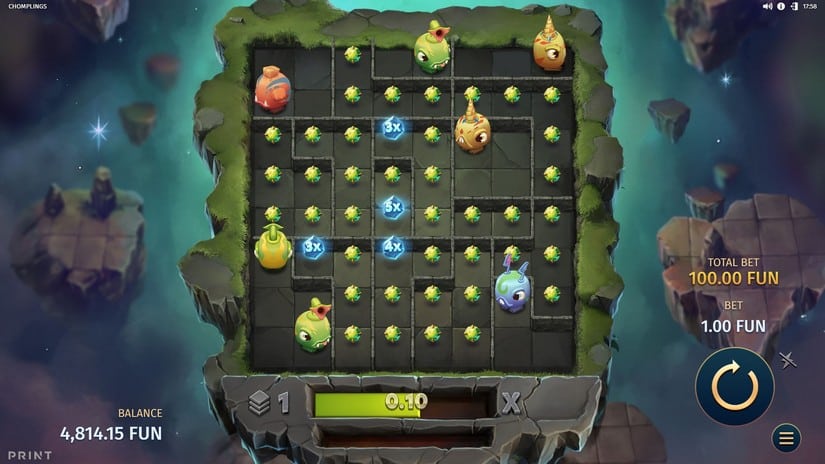 Chomplings slot screen 2