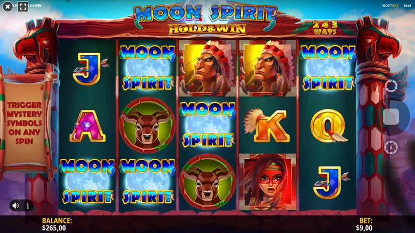 Moon Spirit slot screen 5